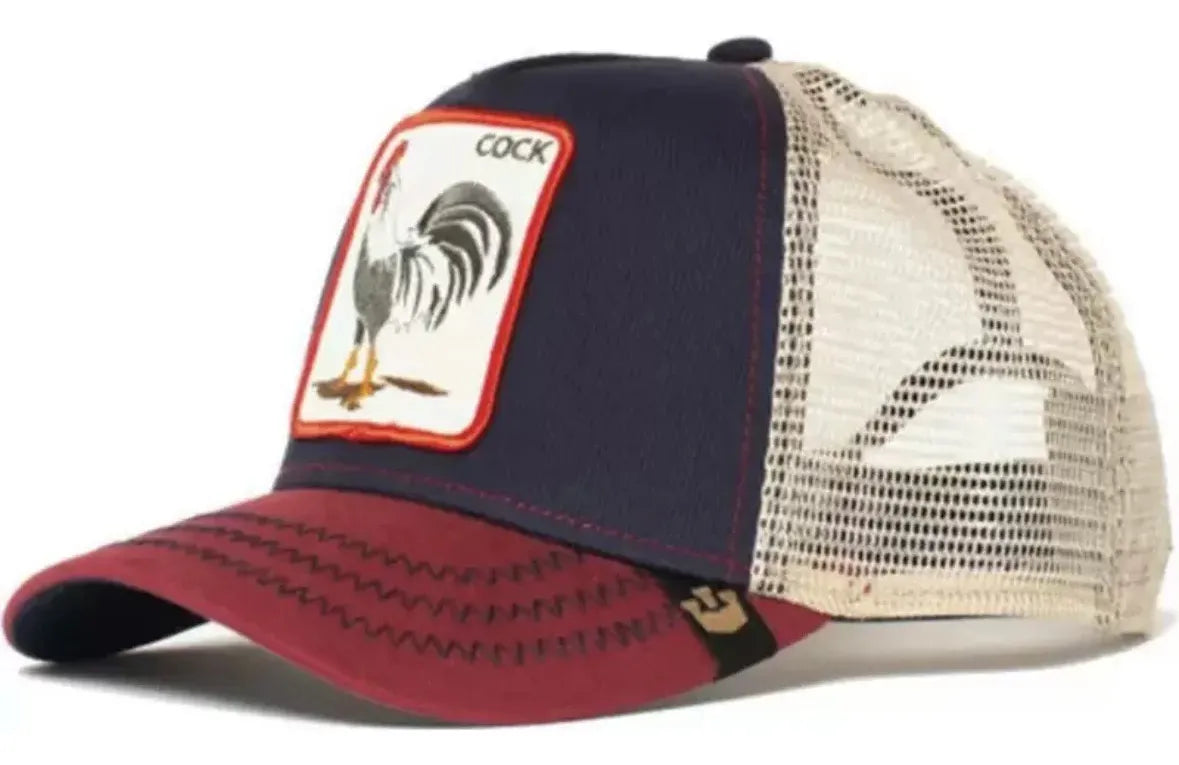 Gorra visera con parche animales - Aqua